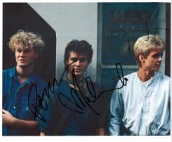 A-Ha Hand-Signed Photo