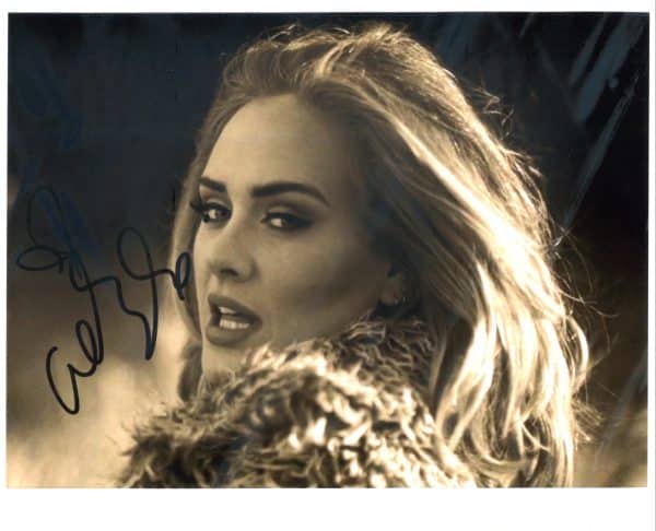 Adele Hand-Signed Photo