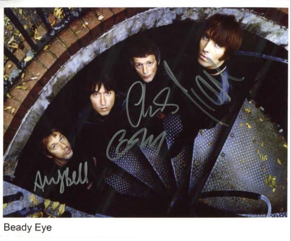 Beady Eye Hand-Signed Photo
