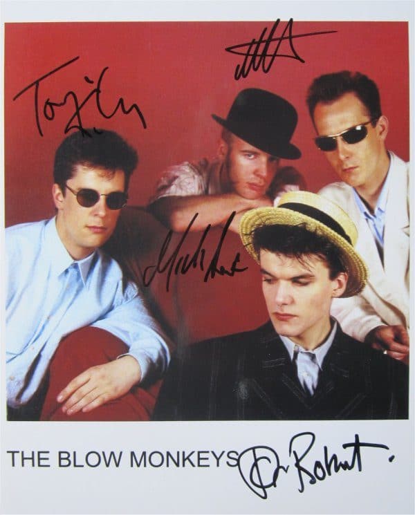 Blow Monkeys Hand-Signed Photo