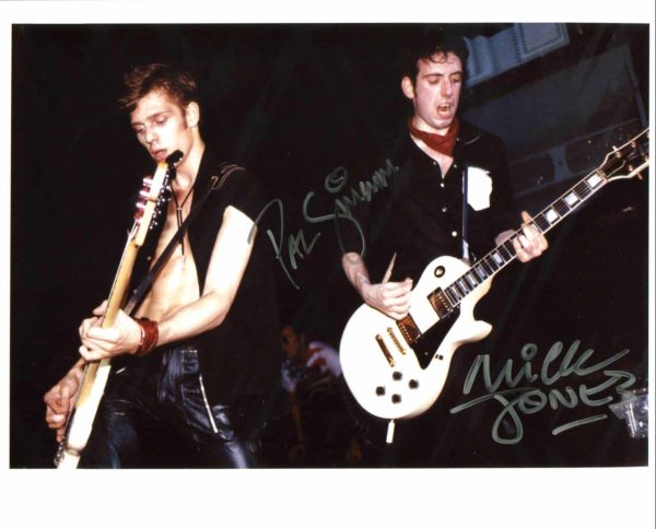 The Clash Hand-Signed Photo