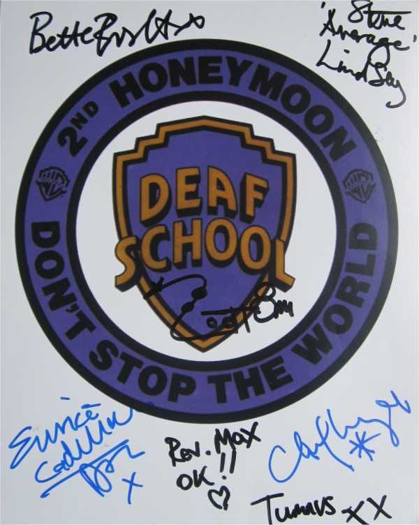 Deaf School Hand-Signed Photo