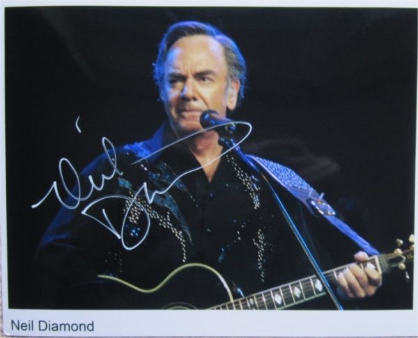 Neil Diamond Hand-Signed Photo