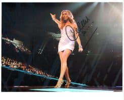 Celine Dion Hand-Signed Photo