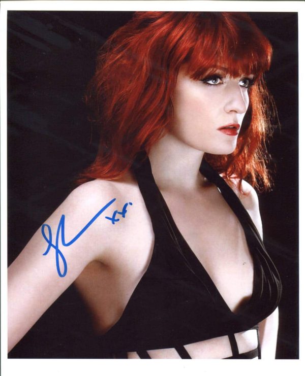 Florence Welch Hand-Signed Photo