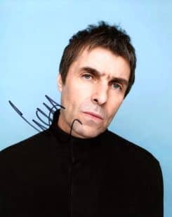 LIAM GALLAGHER HAND-SIGNED PHOTO