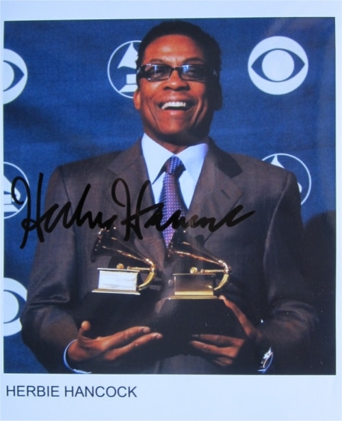 Herbie Hancock Hand-Signed Photo