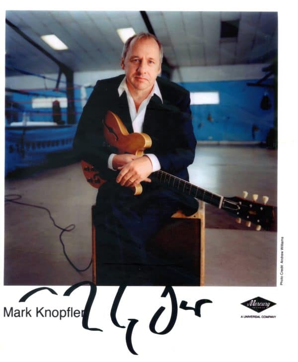 Mark Knopfler Hand-Signed Photo