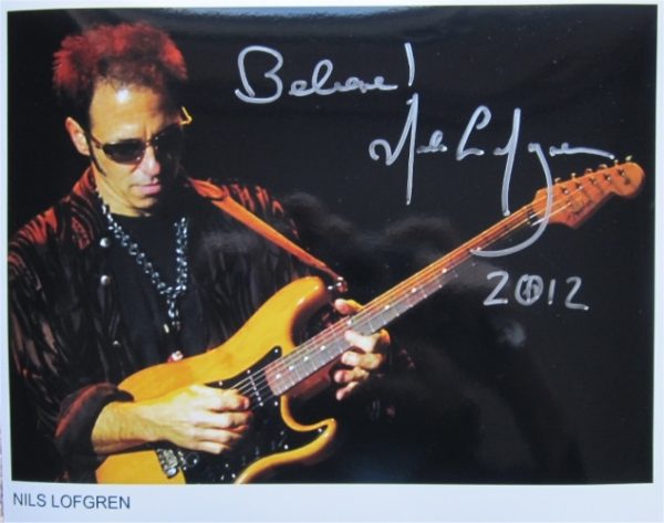 Nils Lofgren Hand-Signed Photo