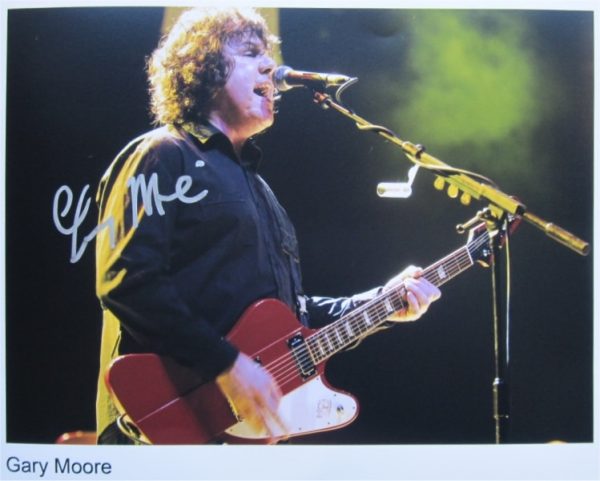 Gary Moore Hand-Signed Photo