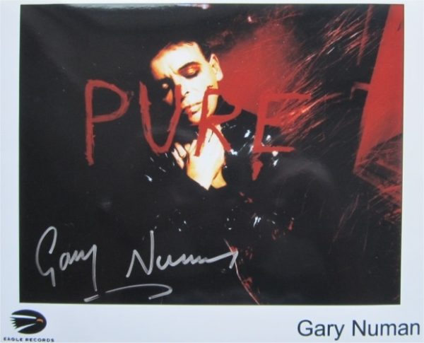 Gary Numan Hand-Signed Photo