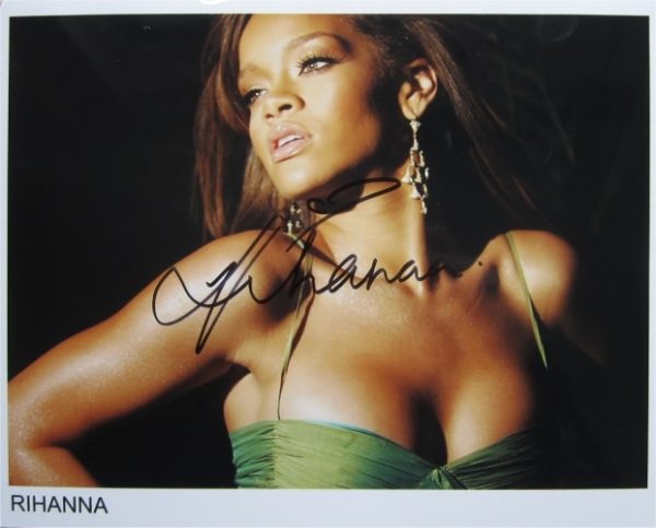 Rihanna Hand-Signed Photo