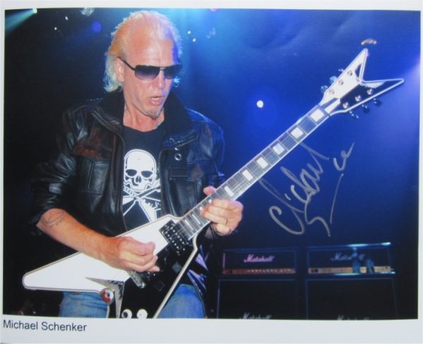 Michael Schenker Hand-Signed Photo
