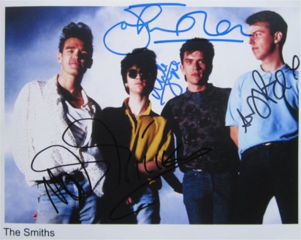 Smiths Hand-Signed Photo