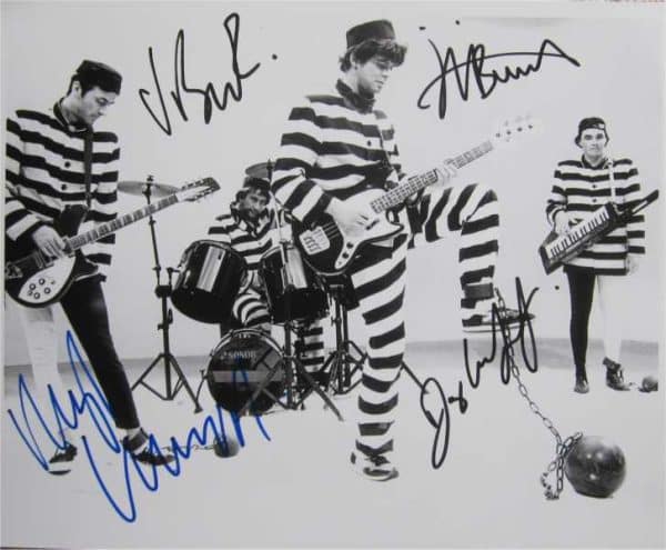 The Stranglers Hand-Signed Photo