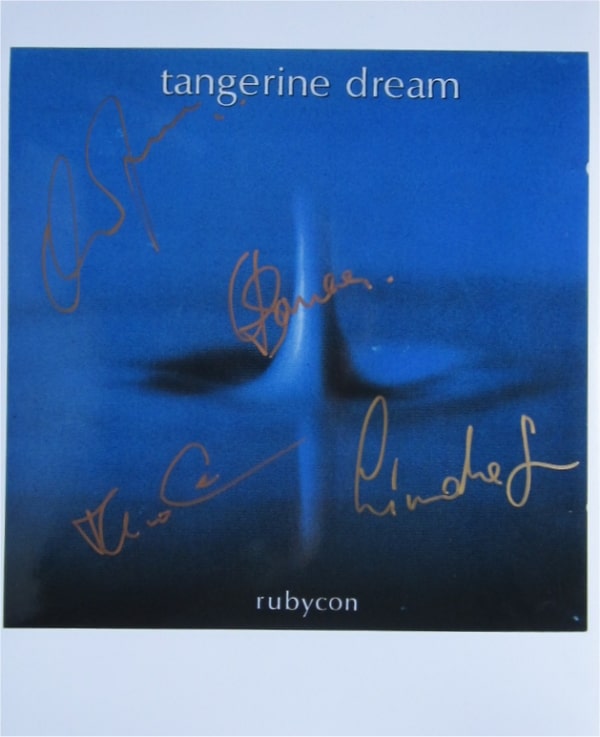 Tangerine Dream Hand-Signed Photo