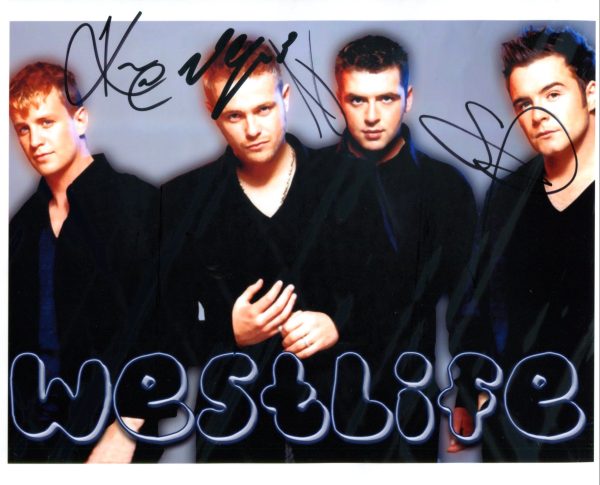 Westlife Hand-Signed Photo