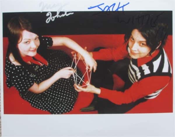 The White Stripes Hand-Signed Photo