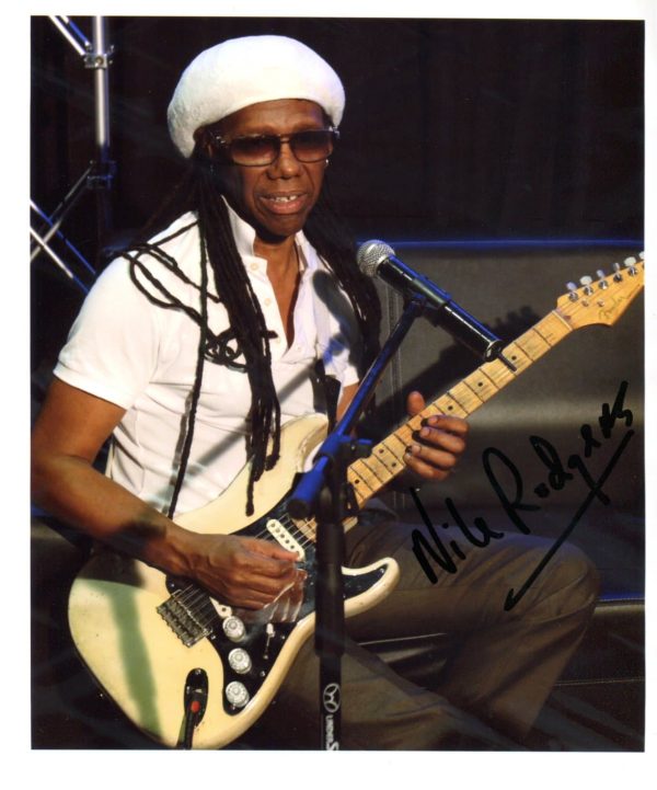 Nile Rodgers Hand-Signed Photo