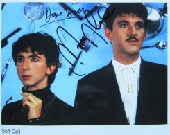 Soft Cell Hand-Signed Photo