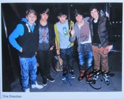 One Direction Hand-Signed Photo