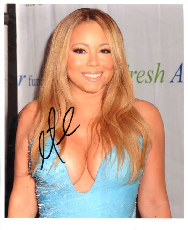 Mariah Carey Hand-Signed Photo