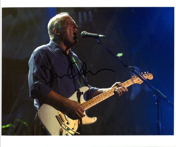 Dave Gilmour Hand-Signed Photo
