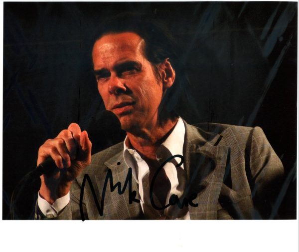 Nick Cave Hand-Signed Photo