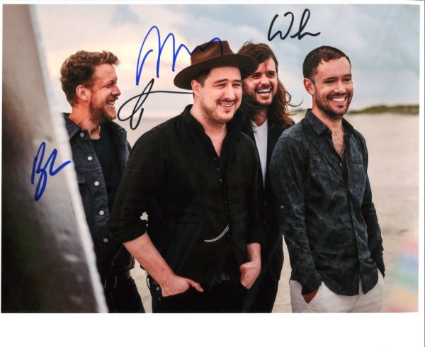 Mumford and Sons Hand-Signed Photo