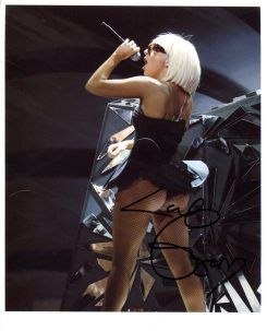 Lady Gaga Hand-Signed Photo
