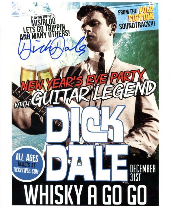 Dick Dale Hand-Signed Photo