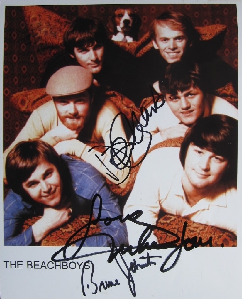 Beach Boys Hand-Signed Photo