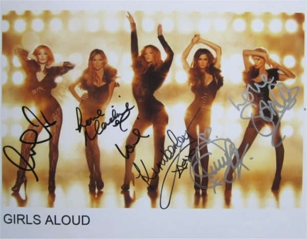 Girls Aloud Hand-Signed Photo