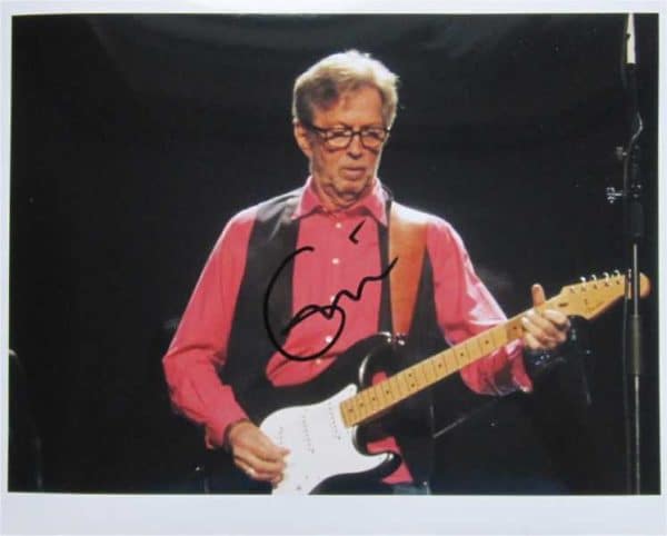 Eric Clapton Hand-Signed Photo
