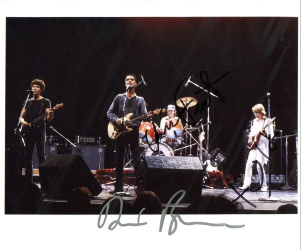 Talking Heads Hand-Signed Photo