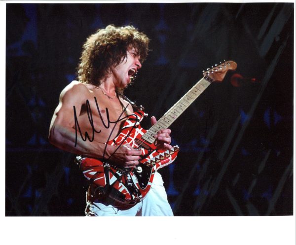 Eddie Van Halen Hand-Signed Photo