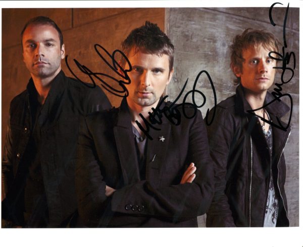Muse Hand-Signed Photo