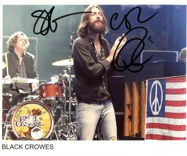 Black Crowes Hand-Signed Photo