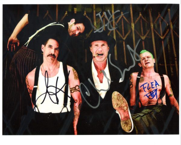 Red Hot Chili Peppers Hand-Signed Photo