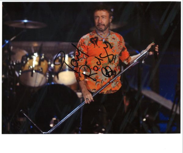 Paul Rodgers Hand-Signed Photo
