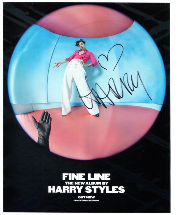Harry Styles Hand-Signed Photo