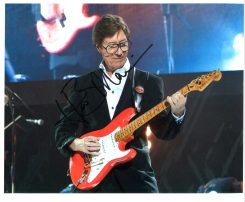 Hank Marvin Hand-Signed Photo