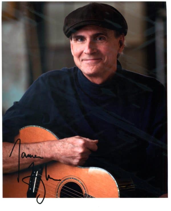 James Taylor Hand-Signed Photo