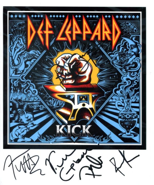 Def Leppard Hand-Signed Photo