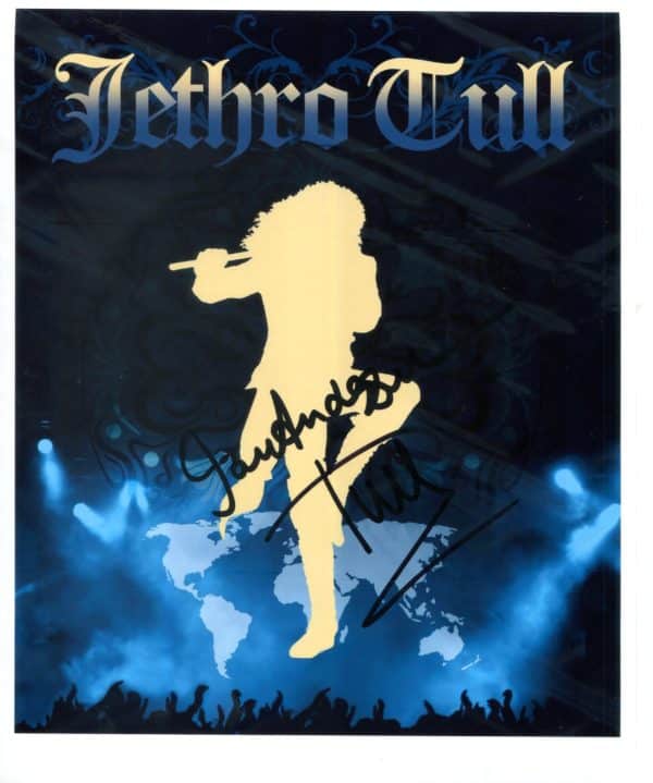 Jethro Tull Hand-Signed Photo