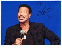 Lionel Ritchie Hand-Signed Photo