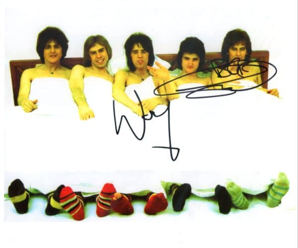 Bay City Rollers Hand-Signed Photo