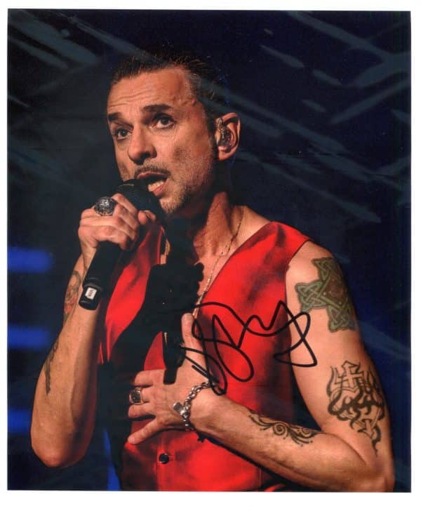 Dave Gahan Hand-Signed Photo