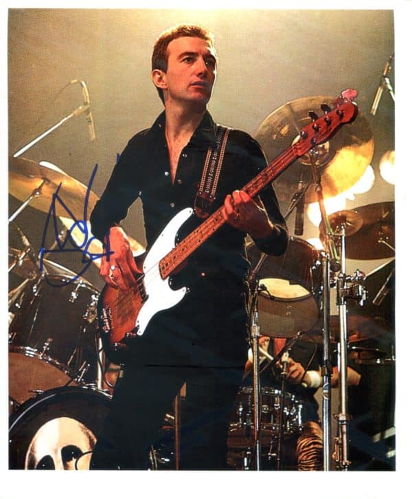 John Deacon Hand-Signed Photo