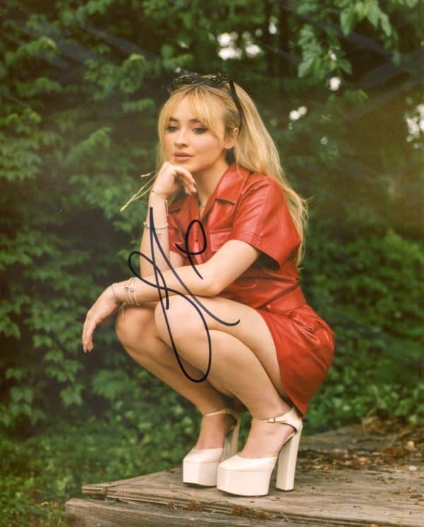 Sabrina Carpenter Hand-Signed Photo